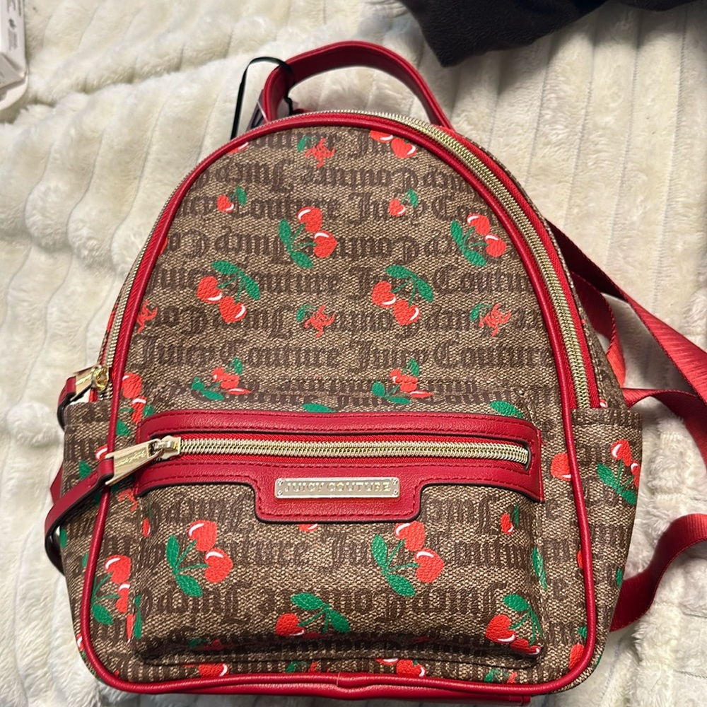 Juicy Couture cherry backpack